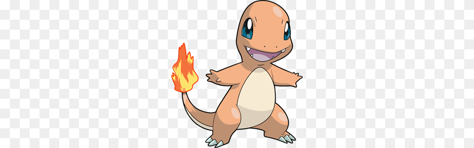 Pokemon Clipart Human Charmander, Baby, Person, Fire, Flame Free Png Download