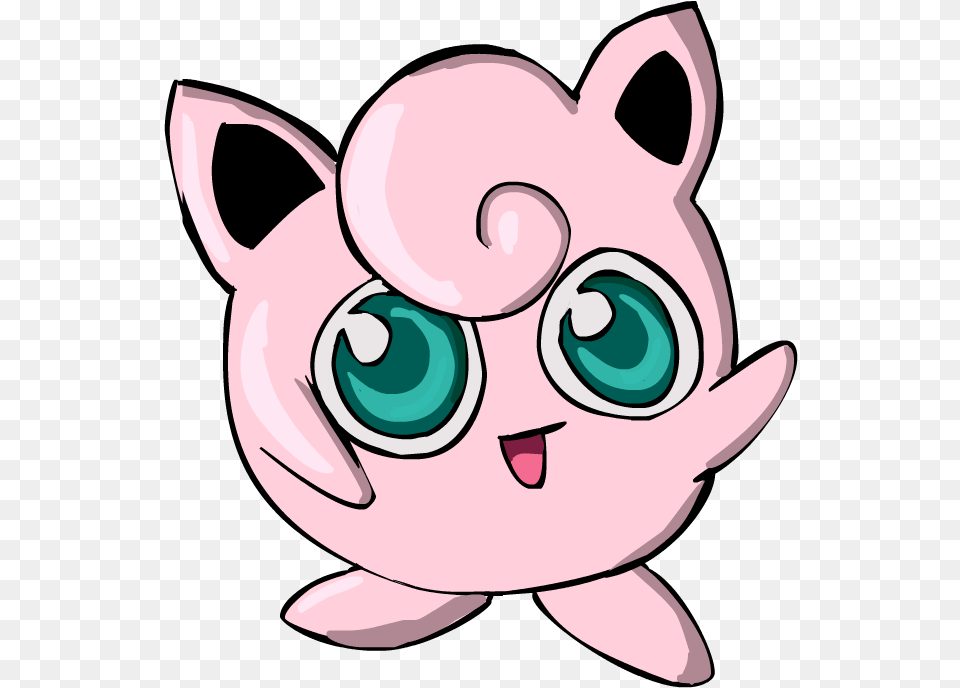Pokemon Clipart Jigglypuff Picture Jigglypuff From The Back, Animal, Mammal, Pig, Fish Png