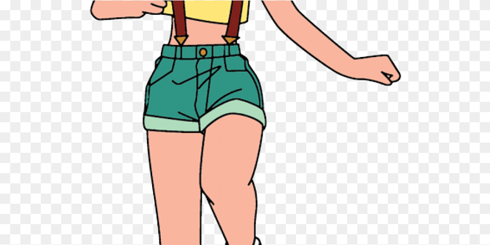 Pokemon Clipart Misty Pokemon Pokemon Characters Misty, Clothing, Shorts, Accessories Png Image