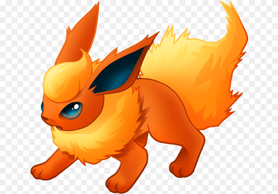 Pokemon Clipart Small Orange Fox Looking Pokemon, Animal, Mammal, Rabbit, Cat Free Png