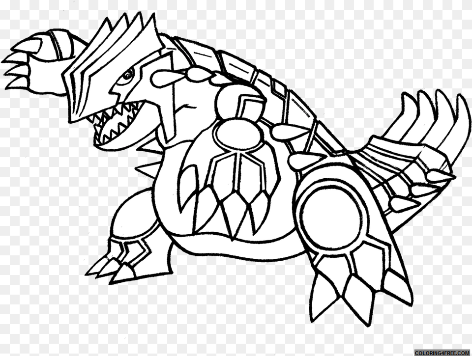Pokemon Coloring Pages Groudon Legendary Legendary Pokemon Colouring Pages, Art, Baby, Person Free Png