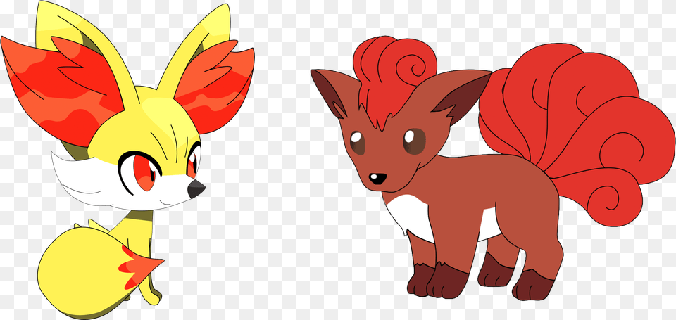 Pokemon Crush Chapter 1 Fennekin And Vulpix Wattpad Pokemon Fennekin And Vulpix, Cartoon, Animal, Bear, Mammal Png Image