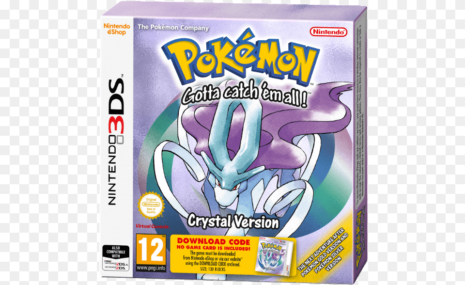 Pokemon Crystal 3ds Box, Baby, Person Png