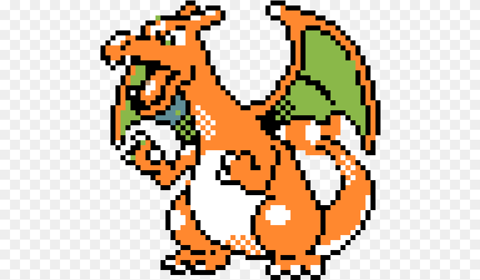 Pokemon Crystal Charizard Sprite Clipart Pokemon Gold Mega Charizard, Animal, Mammal, Rabbit Free Transparent Png