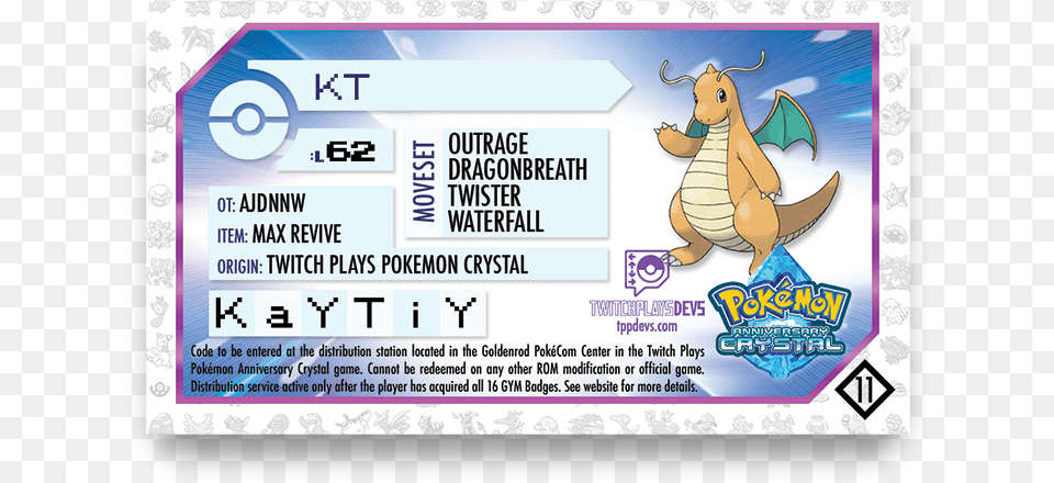 Pokemon Crystal Code, Text, Advertisement, Paper, Animal Png Image