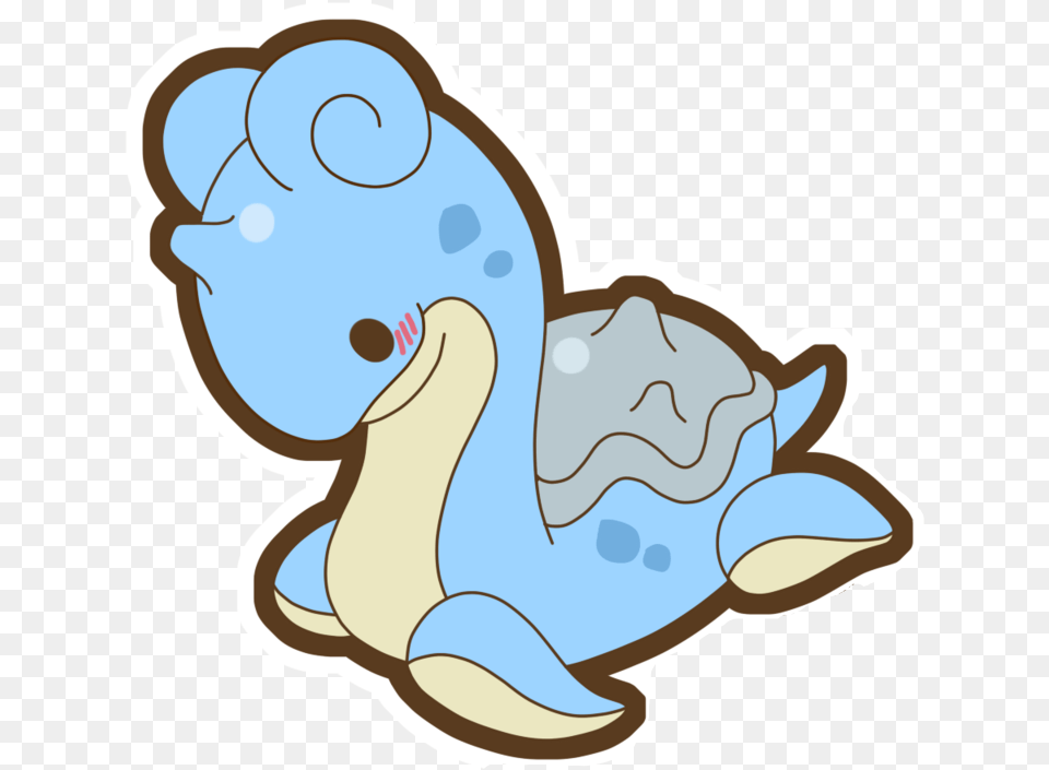 Pokemon Cute Chibi Lapras Water Freetoedit Chibi Pokemon Water Type, Baby, Person Png Image