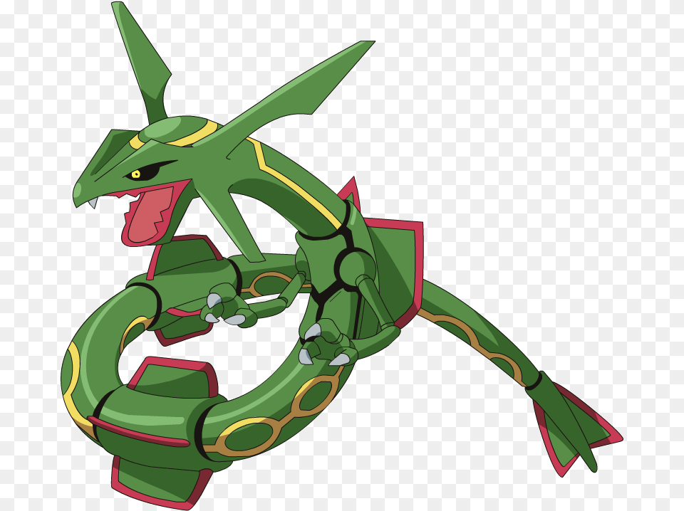 Pokemon Cyndaquil Download Pokemon Rayquaza, Dragon, Green, Bulldozer, Machine Free Png