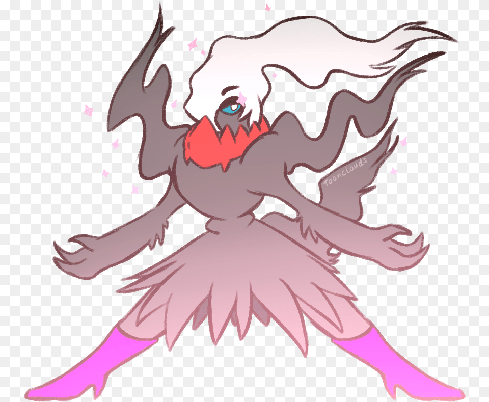 Pokemon Darkrai Long Legs Pokemon Darkrai With Legs, Book, Comics, Publication, Adult Free Png Download