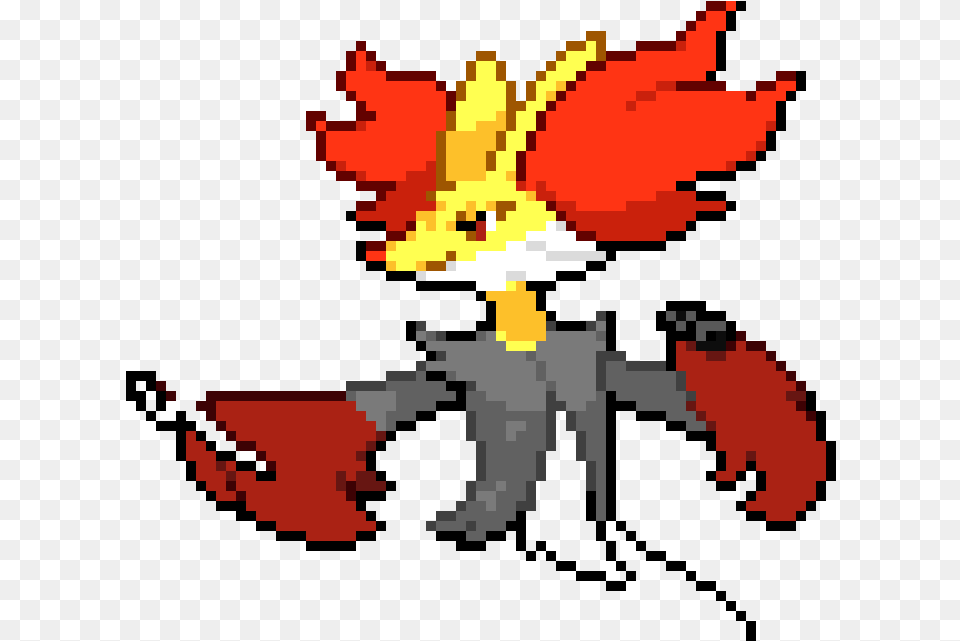 Pokemon Delphox Pixel Art, Dynamite, Weapon Free Transparent Png