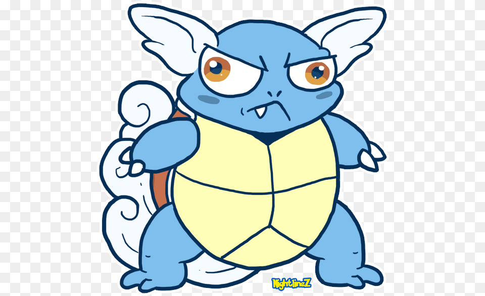 Pokemon Derp Challenge Derpy Wartortle, Animal, Reptile, Sea Life, Tortoise Free Transparent Png