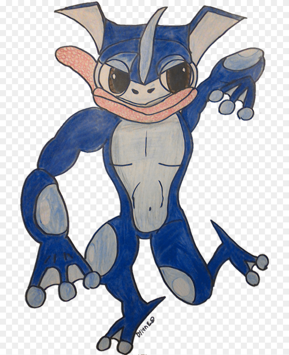 Pokemon Detective Pikachu Greninja Art Clipart Pokemon Greninja Pixel Art, Person, Accessories, Painting Png