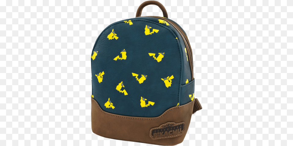 Pokemon Detective Pikachu Print Mini Backpack Detective Pikachu Print Mini Backpack, Accessories, Bag, Handbag, Purse Free Transparent Png