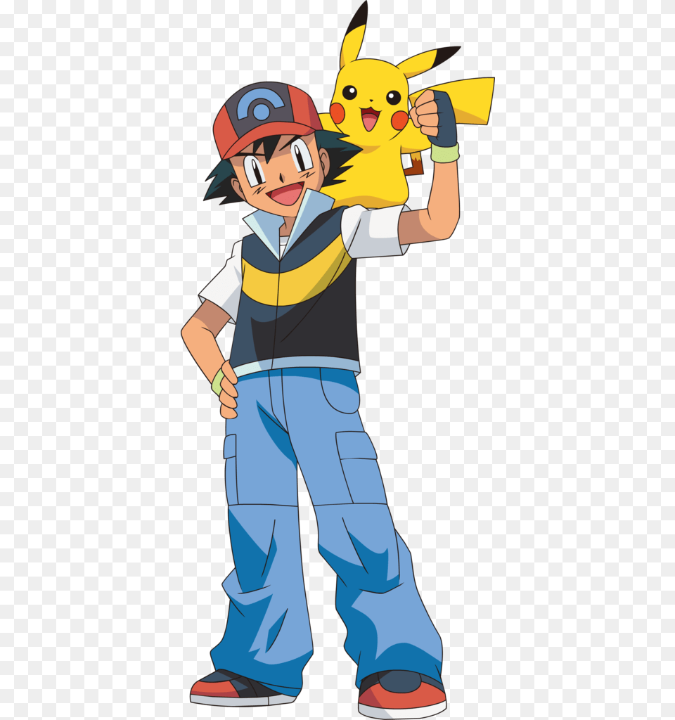 Pokemon Diamond And Pearl Ash, Book, Person, Male, Publication Free Transparent Png