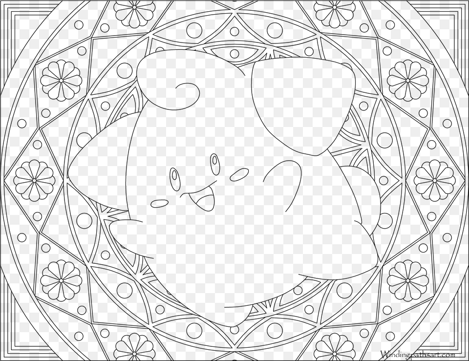 Pokemon Dragonair Coloring Page, Gray Png