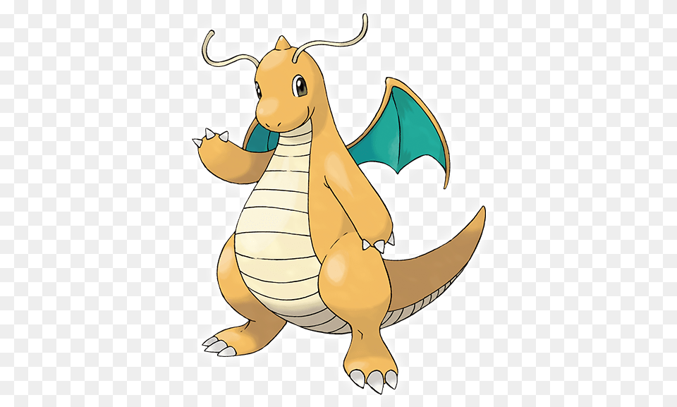 Pokemon Dragonite, Animal, Dinosaur, Reptile, Mammal Free Png Download