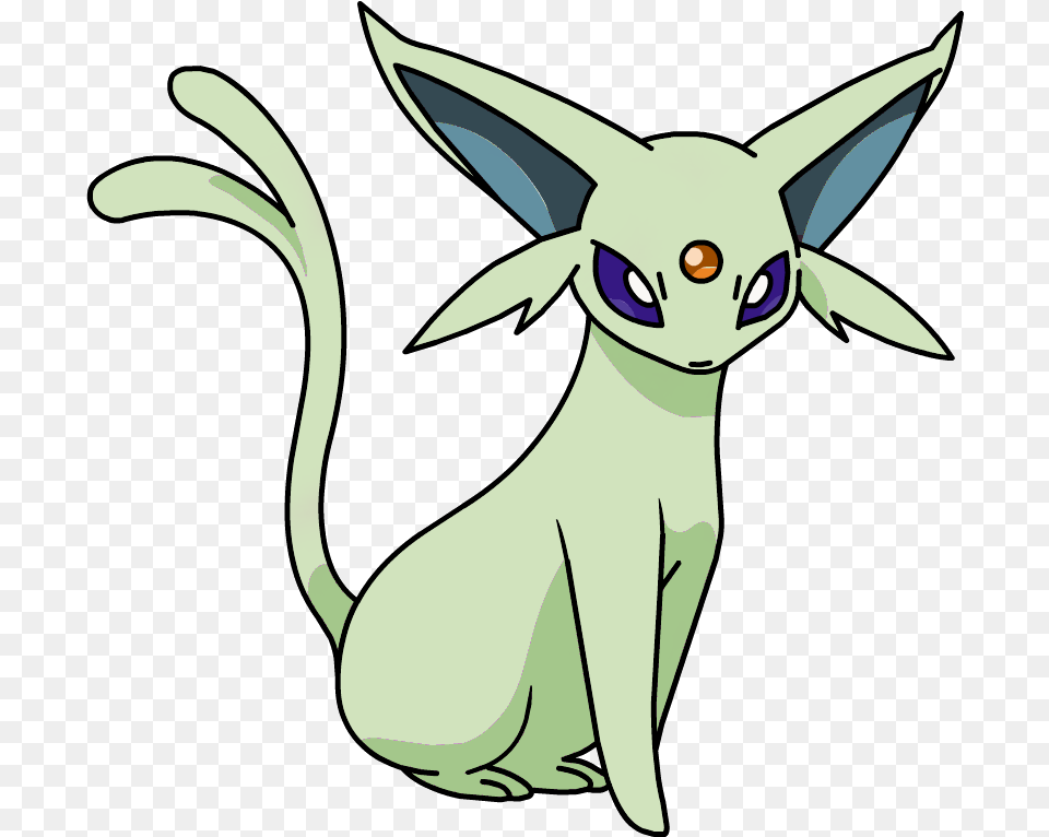 Pokemon Eevee Espeon Transparent Espeon Pokemon, Animal, Cat, Mammal, Pet Free Png Download