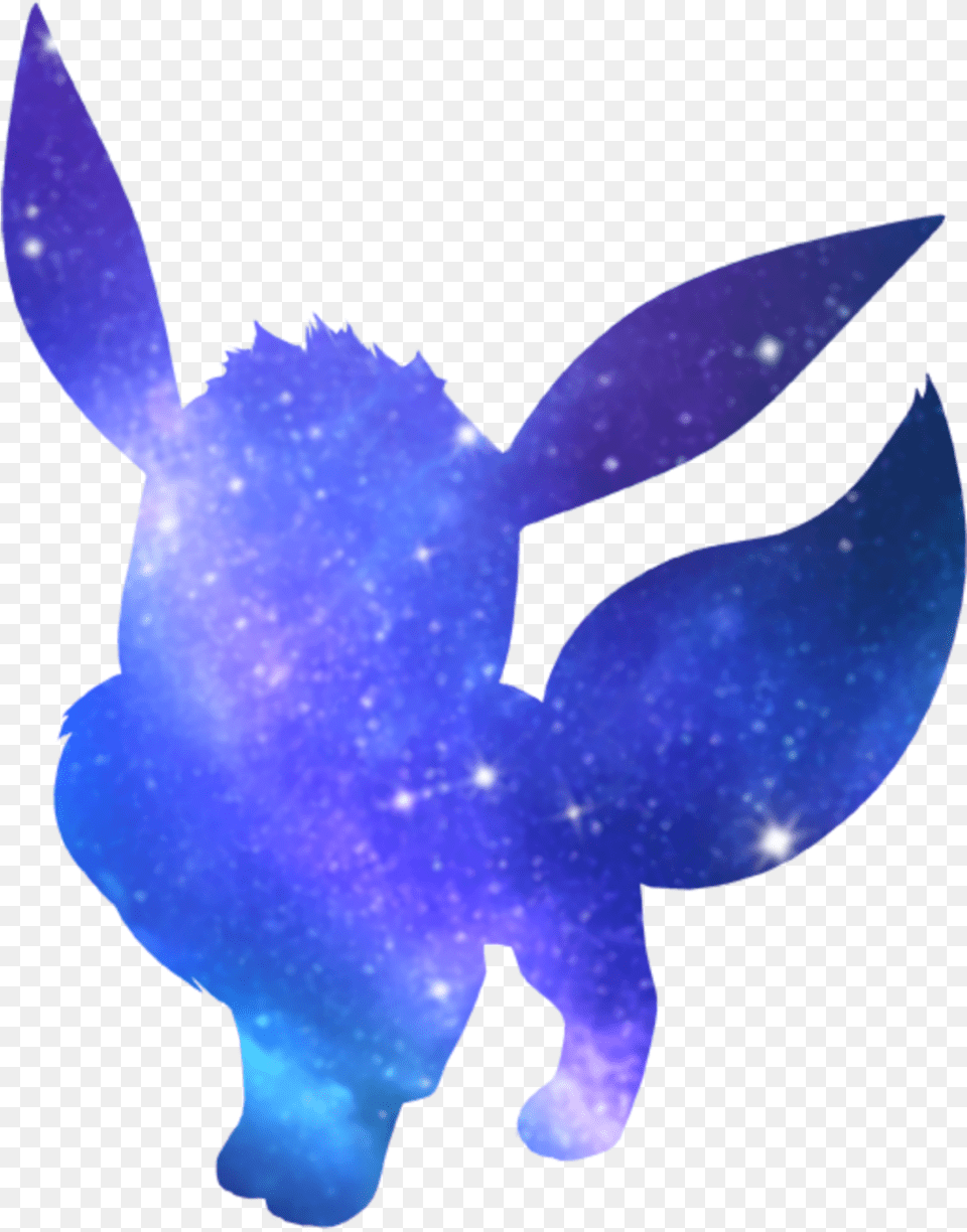 Pokemon Eevee Galaxy Sticker By Emma Fictional Character, Accessories, Baby, Person, Animal Png