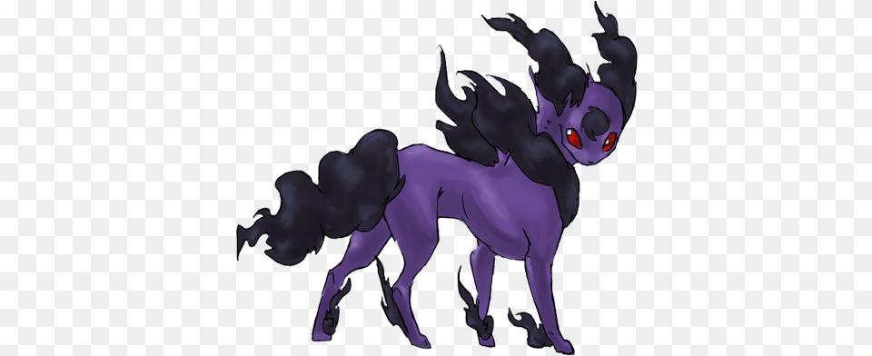 Pokemon Eevee Ghost, Purple, Person, Head, Silhouette Png Image