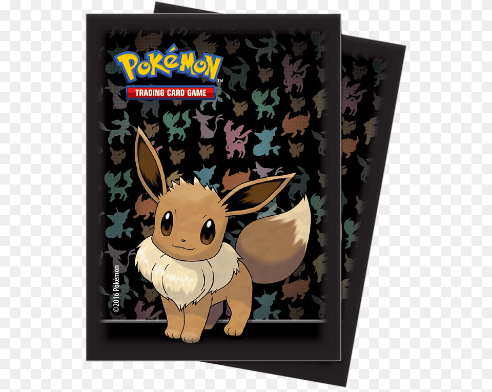 Pokemon Eevee Sleeves, Book, Publication, Face, Head Png Image