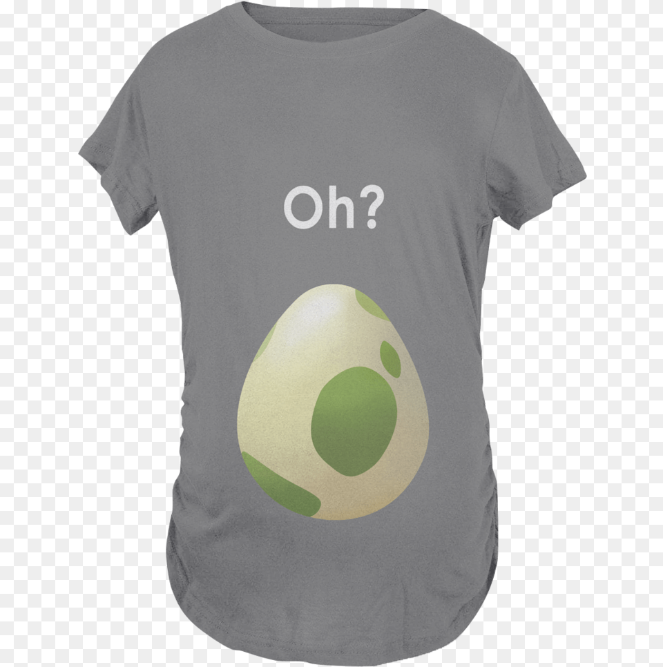 Pokemon Egg Hatching Maternity T Pokemon Go Egg Shirt Pregnant, T-shirt, Clothing, Person, Man Png Image