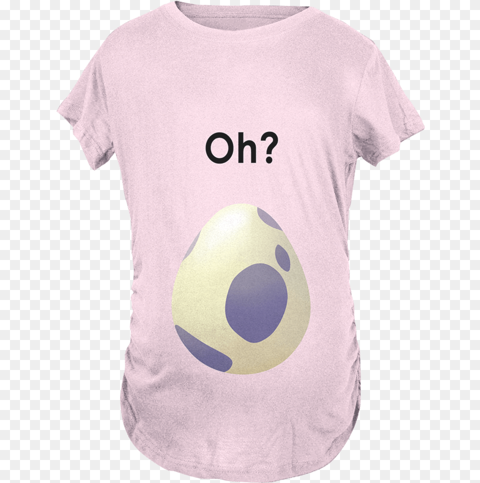 Pokemon Egg Maternity T Shirt U2013 Fanpit, Clothing, T-shirt, Ball, Football Png Image
