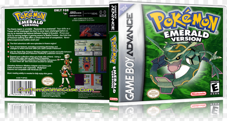 Pokemon Emerald Version Gameboy Advance Gba Empty Custom Pokemon Emerald Background Game Cover, Advertisement, Poster, Person, Car Free Png