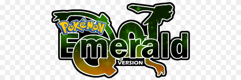 Pokemon Esmeralda Logo Image, Green, Dynamite, Weapon Free Png