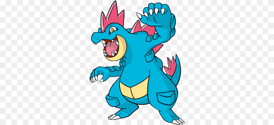 Pokemon Feraligatr Dream Image With Feraligatr, Baby, Person Free Transparent Png