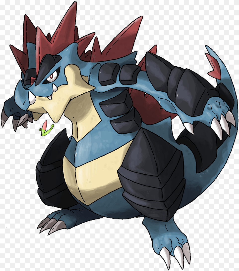 Pokemon Feraligatr Mega Evolution Hd Mega Water Type Pokemon, Electronics, Hardware, Baby, Person Png Image