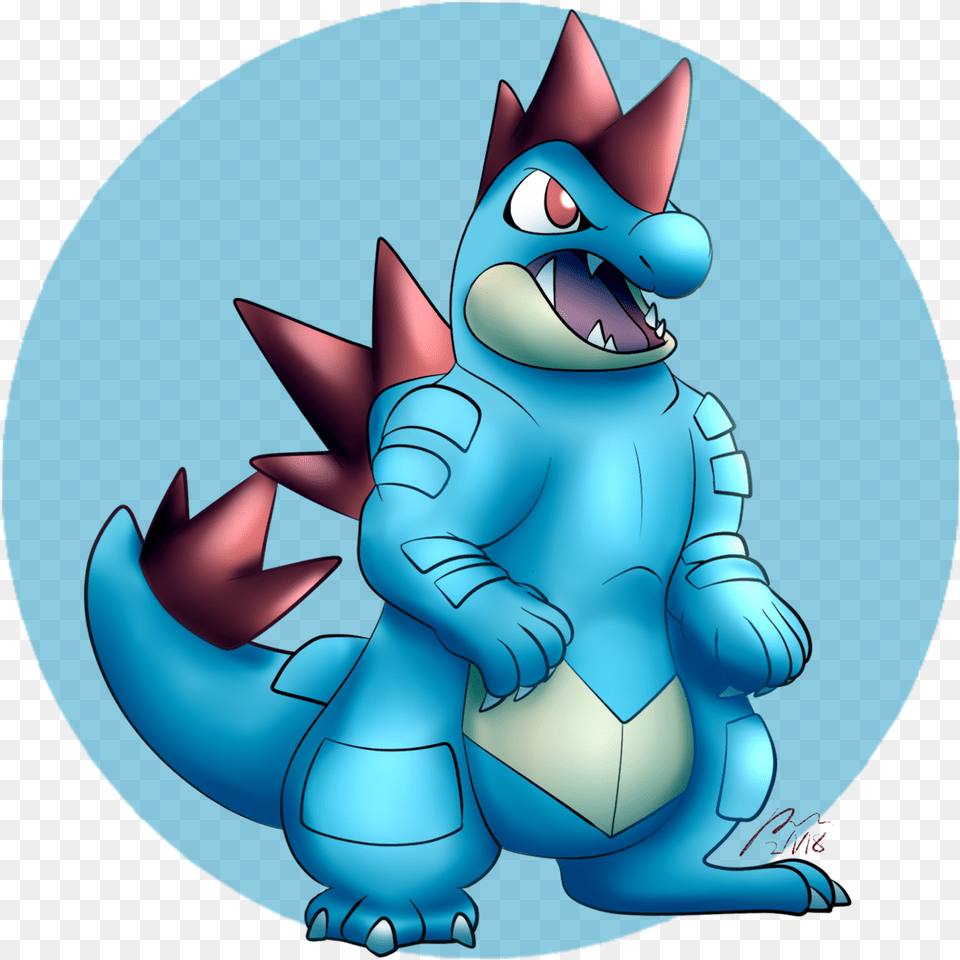 Pokemon Feraligatr Shiny Fictional Character, Animal, Fish, Sea Life, Shark Png Image