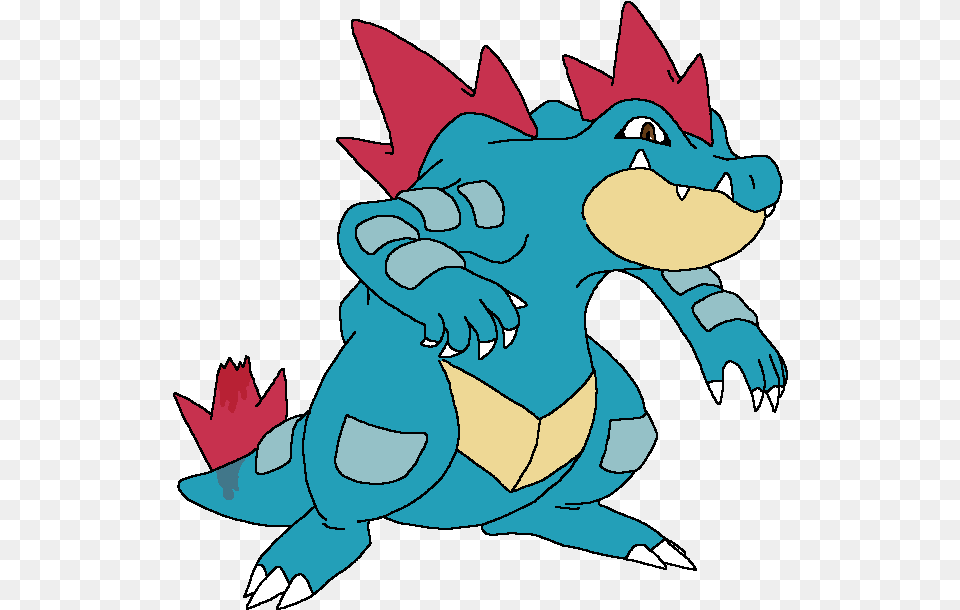 Pokemon Feraligatr Transparent Transparent Feraligatr, Baby, Person, Book, Comics Free Png Download