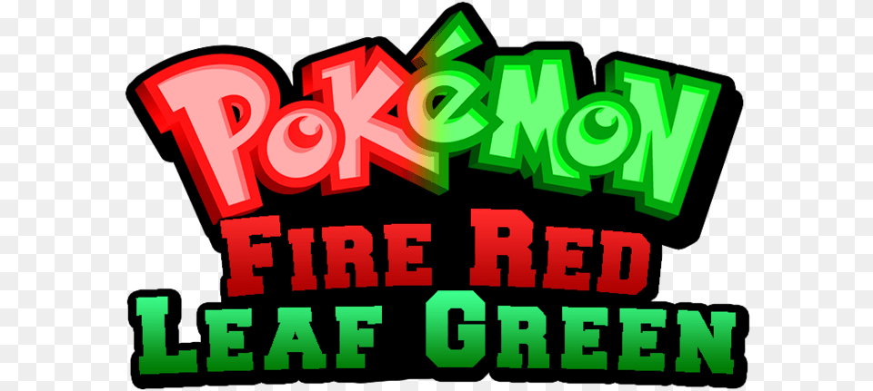 Pokemon Fire Red Logo 8 Pokemon Advanced, Light, Dynamite, Weapon, Green Png Image