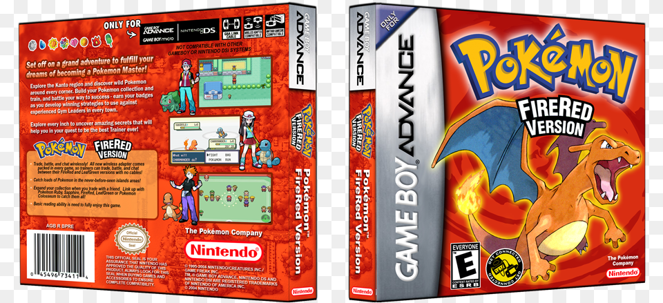 Pokemon Fire Red Version Game Advertisement, Poster, Person Free Png Download