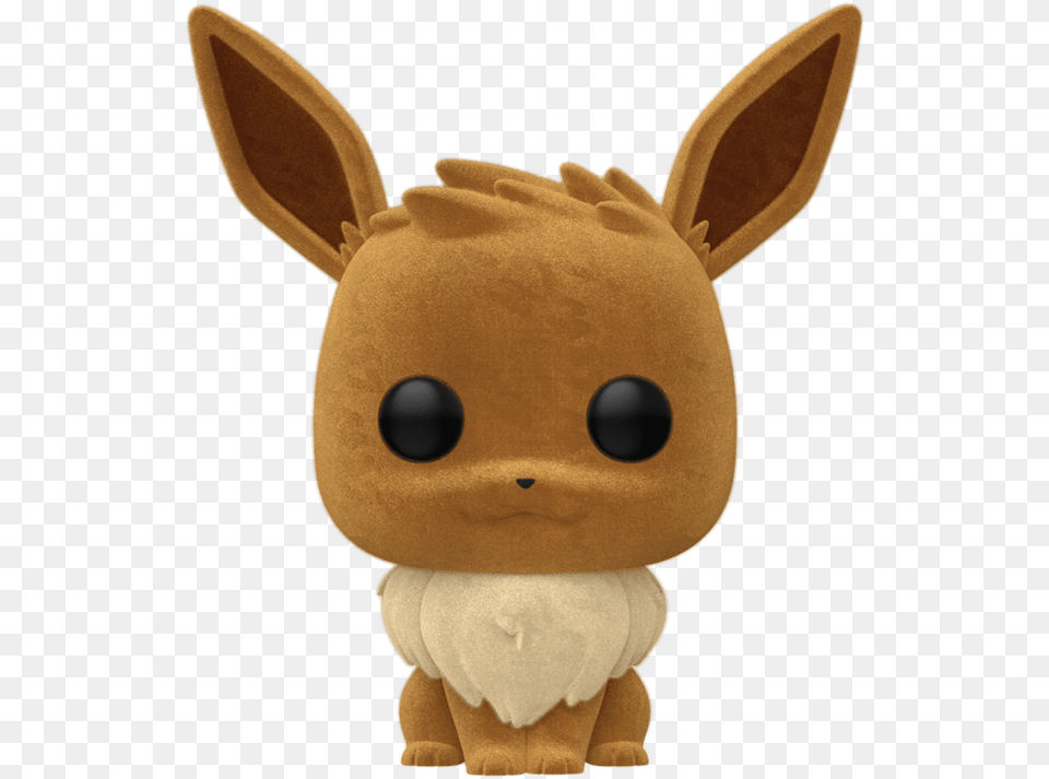 Pokemon Flocked Eevee Funko, Plush, Toy Png Image