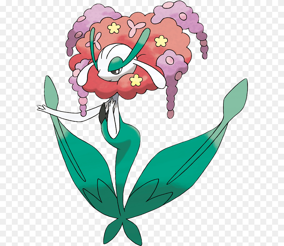 Pokemon Florges, Flower, Plant, Art, Graphics Free Png