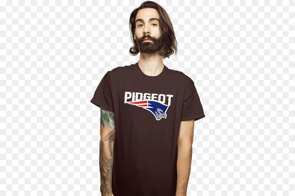 Pokemon Football Pidgeot T Shirt Patriots Shirt Shirtpunch Monster Blathers Shirt, Beard, Clothing, Face, Head Free Png