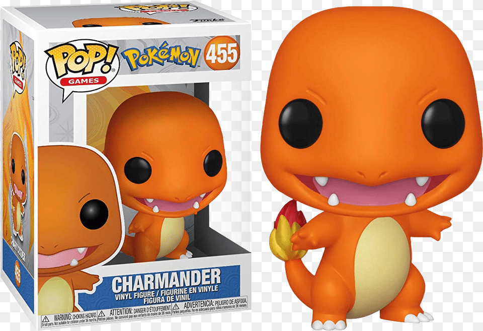 Pokemon Funko Pop Pokemon Charmander, Plush, Toy, Baby, Person Free Png