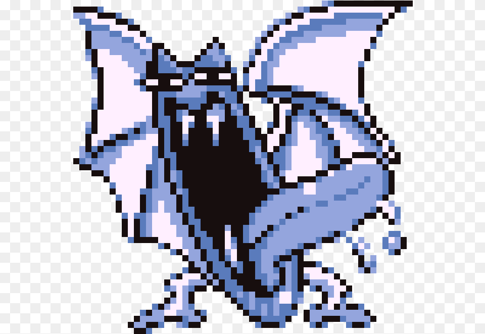 Pokemon Gen 1 Golbat Sprite, Animal, Bird, Jay, Qr Code Free Transparent Png