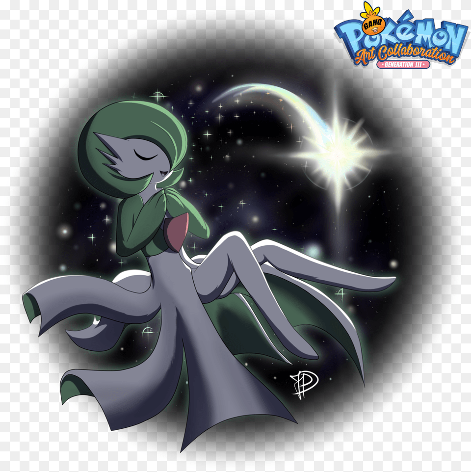 Pokemon Generation Iii Art Tribute Gardevoir Gardevoir Logo, Book, Comics, Graphics, Publication Png Image