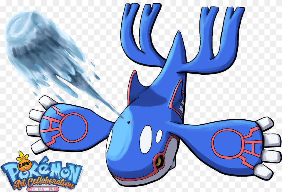 Pokemon Generation Iii Art Tribute Kyogre Clip Art, Animal, Bird, Graphics, Cutlery Png