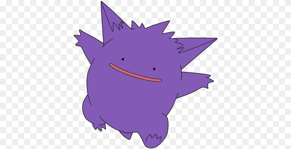 Pokemon Gengar, Sword, Weapon, Animal, Fish Free Png Download