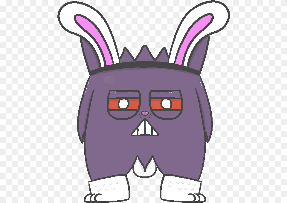 Pokemon Gengar Easter Rabbit Cartoon, Purple, Book, Comics, Publication Free Png Download
