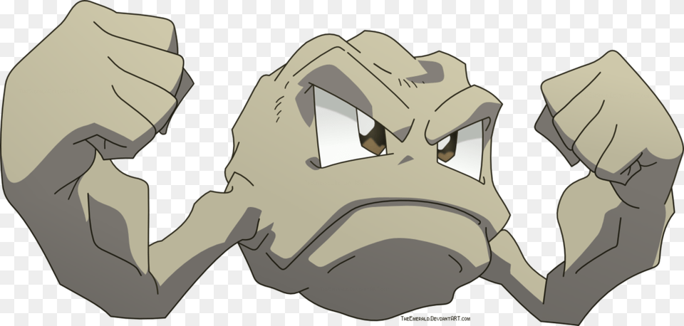 Pokemon Geodude Is A Fictional Character Of Humans Geodude, Body Part, Hand, Person Png