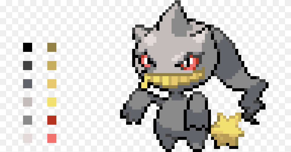 Pokemon Gifs Sprites Banette Banette Pokemon Pixel Art, Person Png Image