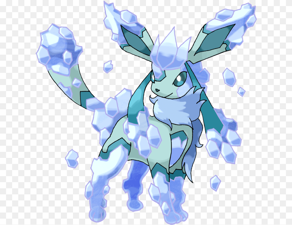 Pokemon Glaceon Mega Evolution, Art, Baby, Person, Ice Png