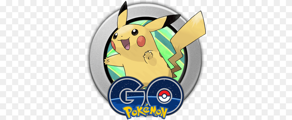 Pokemon Go Icon Pokemon Go Title, Disk, Animal, Mammal, Rodent Png