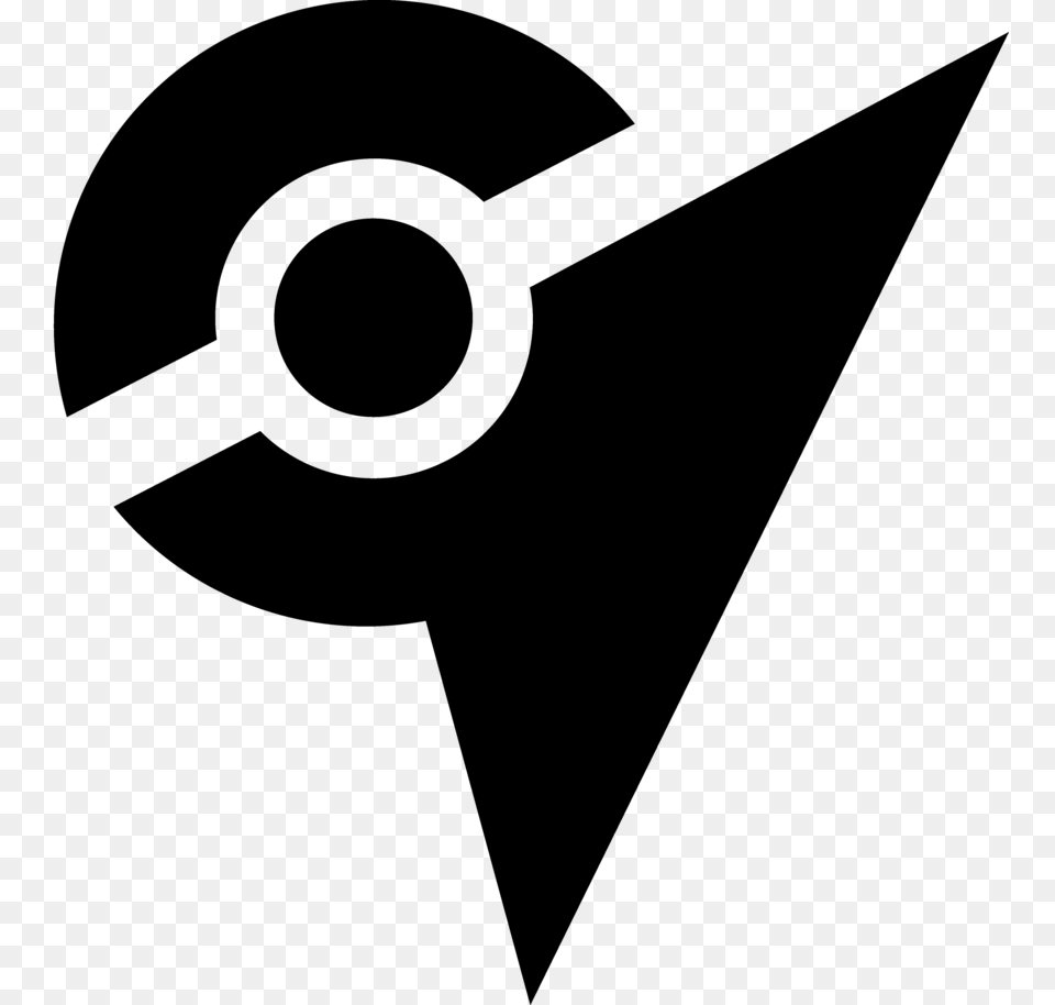 Pokemon Go Logo, Gray Free Png