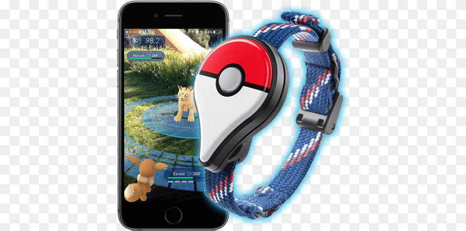 Pokemon Go Plus Nintendo Pokemon Go Plus Bluetooth Wristband Bracelet, Electronics, Mobile Phone, Phone, Animal Png