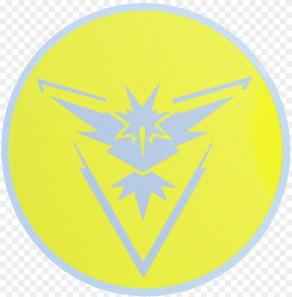 Pokemon Go Team Instinct Yellow Background Sticker Logo, Symbol Free Png