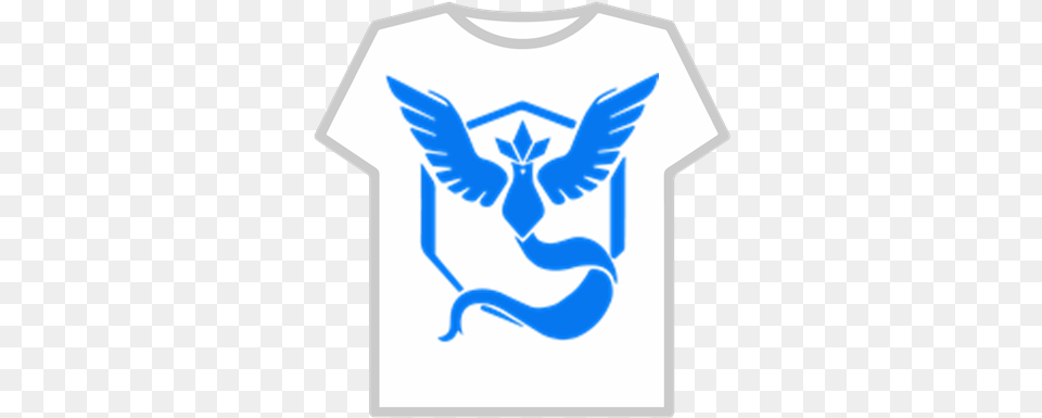 Pokemon Go Team Mystic Shirt Blue Team Pokemon Go, Clothing, T-shirt, Animal, Bird Png Image